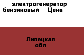 электрогенератор  бензиновый  › Цена ­ 10 000 - Липецкая обл., Липецк г. Строительство и ремонт » Инструменты   . Липецкая обл.,Липецк г.